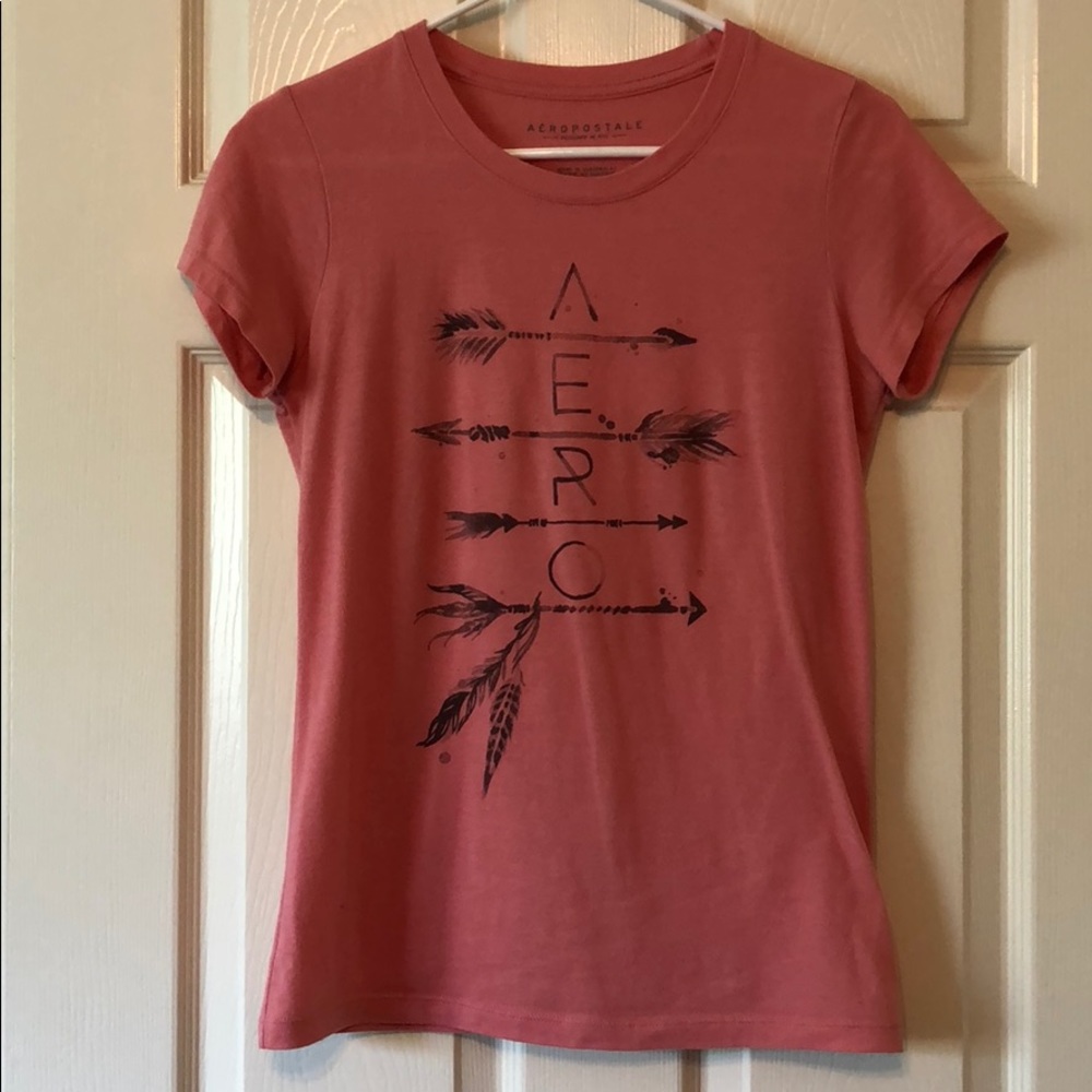 Pink aeropostale t shirt